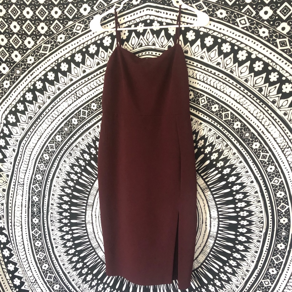 Maroon Dress